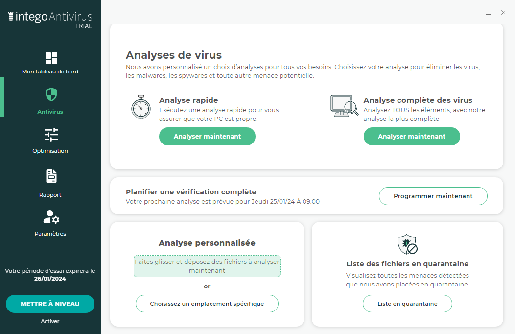 Intego Mac Internet Security est composé de deux modules : VirusBarrier et NetBarrier. © Clubic