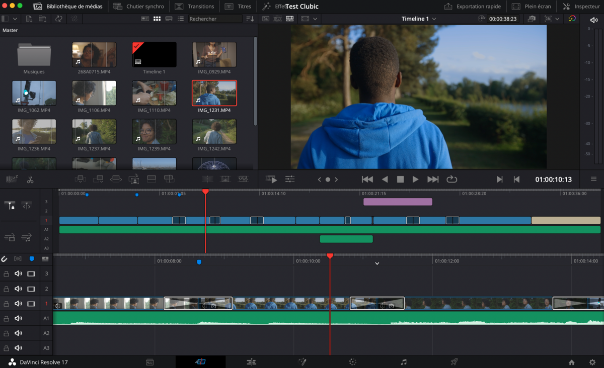 Resolve Cut